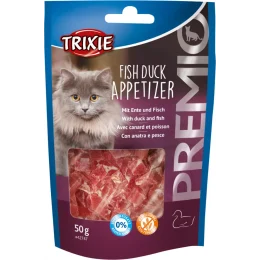Ласощі Trixie Premio Fish Duck Appetizer шматочки з качкою та рибою, для котів, 50 г