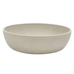 Миска Croci Bamboo для собак, бамбукове волокно, біла, 1.6 л, 21 см