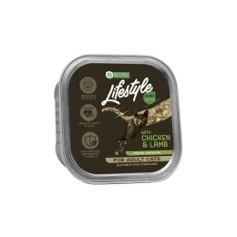 Вологий корм Nature's Protection Lifestyle Chicken&Lamb Sterilised для стерилізованих котів, курка і ягня, 85 г