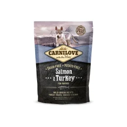 Сухий корм Carnilove Puppy Salmon & Turkey, для цуценят, з лососем та індичкою, 1.5 кг