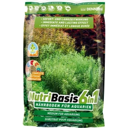 Ґрунтова підгодівля Dennerle Nutri Basis 6 in 1 для акваріумних рослин, 9,6 кг