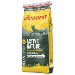 Сухий корм Josera Adult Active Nature для активних дорослих собак, з м'ясом птиці і ягняти, 15 кг