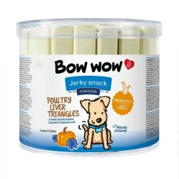 Ласощі "Bow wow" для собак, палички з печінкою птиці, 45 шт, 12 см