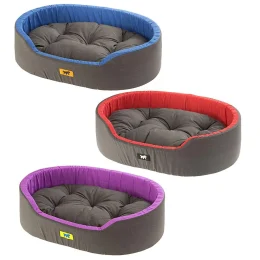 М'який лежак Ferplast Dandy 65 Blue-Green-Purplele для собак і котів, 65×46×28 см