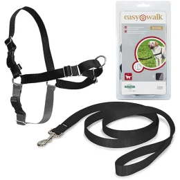 Шлея Premier Easy Walk антіривок, для собак, розмір L, чорна