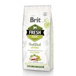 Сухий корм Brit Fresh Duck / Millet Active Run & Work, для собак, 12 кг