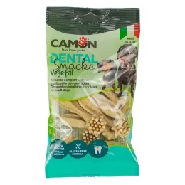 Ласощі Dental Snak, зубна щітка, з рисовим крохмалем та подрібненим рисом, 90 г, 10 шт, 7 см, S