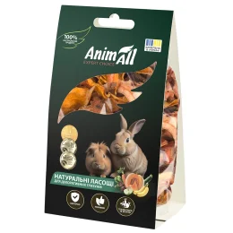 Ласощі AnimAll морква та гарбуз для гризунів, сушені, 50 г