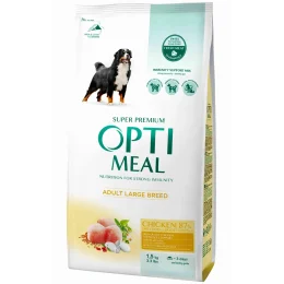 Сухий корм Optimeal для дорослих собак великих порід, з куркою, 1.5 кг