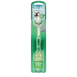 Зубна щітка TropiClean Triple Flex Dog Toothbrush для собак великих порід