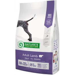Сухий корм Natures Protection Adult Lamb All Breeds для собак всіх порід, 4 кг