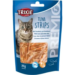Ласощі Trixie Tuna Strips для котів, біла риба та тунець, 20 г