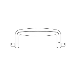 Ferplast Запасна пластикова ручка L380 Handle Bordo для перенесення Atlas Deluxe