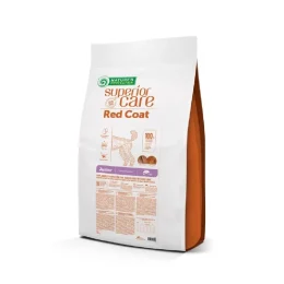 Сухий беззерновий корм Nature's Protection Superior Care молодшого віку дрібних порід з рудою шерстью, з лососем, 10 кг