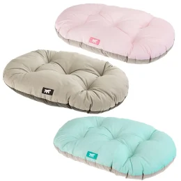 Подушка-підстилка Ferplast Relax 89/10 Pink-Grey-Blue для котів і собак, 85×55 см