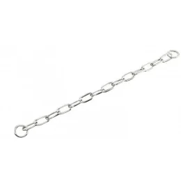 Нашийник Sprenger Long Link для собак, з широким ланкою, хромована сталь, 4 мм, 68 см