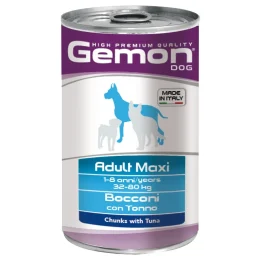 Вологий корм GEMON DOG WET Maxi Adult шматочки з тунцем 1,25 кг