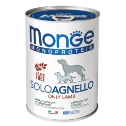 Вологий корм MONGE DOG SOLO 100% ягня, 400 г