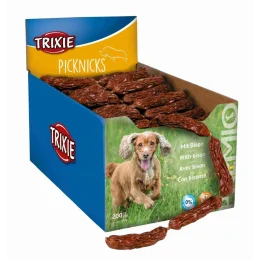 Ласощі Trixie Picknicks, сосиски з м'ясом бізона, для собак, 8 см, 8 г, 200 шт