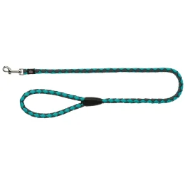 Повідець Trixie Cavo Lead для собак, плетений, круглий, розмір L-XL, 1 м/18 мм, океан/графіт