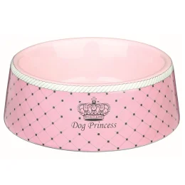 Миска Trixie Dog Princess для собак, кераміка, рожева, 1 л / 20 см