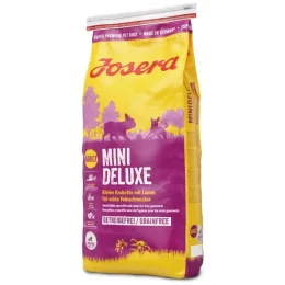 Сухий корм Josera Adult Mini Deluxe Grainfree беззерновой для дорослих собак малих порід, з ягням, 15 кг