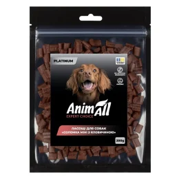 Лакомства AnimAll Platinum Соломка мини с говядиной для собак, 200 г