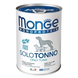 Вологий корм MONGE DOG SOLO 100% тунець, 400 г