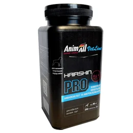Вітаміни AnimAll VetLine Hair Skin PRO для великих порід собак  2 г × 250 табл