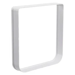 Тунель Trixie для дверцят 4-Way Flap Door, пластик, білий, 27 мм, 15.9×16.8 см