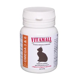 Кормова добавка VitamAll для поліпшення вовни, для котів, 100 табл / 50 г