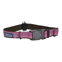 Нейлоновий нашийник Coastal K9 Explorer для собак, рожевий, 2.5×30-45 см