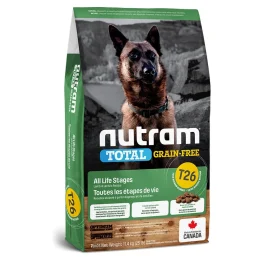 Сухий корм T26 Nutram Total Grain-Free Lamb & Lentils для собак, з ягням і сочевицею, беззерновий, 11.4 кг
