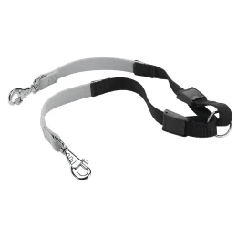 Регульована сворка до повідців Ferplast Elastic Twin для собак, 25 мм, 49 ÷ 59 см