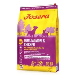 Сухий корм Josera Mini Adult Salmon &amp; Chicken для дорослих собак дрібних порід, з лососем і куркою, 10 кг