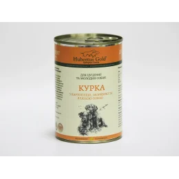 Вологий корм Hubertus Gold для цуценят, курка з картоплею та морквою 400 г