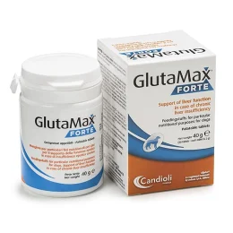 Таблетки Candioli GlutaMax Forte для підтримки функцій печінки для собак, 20 таблеток