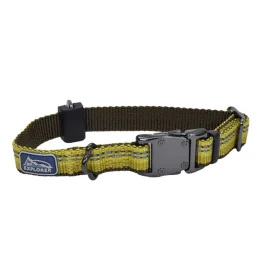 Нейлоновий нашийник Coastal K9 Explorer для собак, жовтий, 1.6×20-30 см