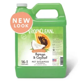 Шампунь TropiClean Luxury 2in1 Papaya & Coconut "Папайя плюс 2 в 1" для собак і котів, 3,8 л