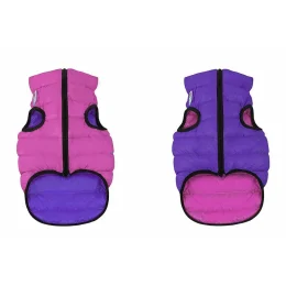 Двостороння куртка AiryVest M47 для собак, рожево-фіолетова