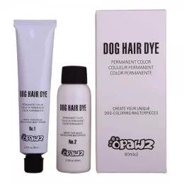 Фарба і окислювач для тварин Opawz Dog Hair Dye Super Black 2х60мл