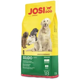 Сухий корм Josera JosiDog Solido для малоактивних і літніх собак, з птахом, кукурудзою і рисом, 18 кг