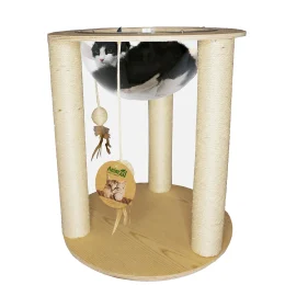 Кігтеточка-лежанка AnimAll, прозора, сизаль, 50 см