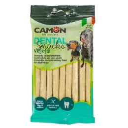 Ласощі Dental Snak, каноллі, з рисовим крохмалем та подрібненим рисом, 108 г, 9 шт, 13 см, S