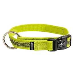 Нашийник Croci Hiking AntiShock для собак, регульований, нейлон, зелений, 3.8×65-75 см
