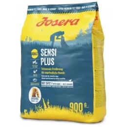 Сухий корм Josera Adult Sensi Plus для дорослих чутливих собак, з делікатними качкою і рисом, 900 г