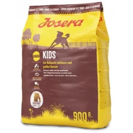 Сухий корм Josera Kids Junior для цуценят і юніорів з 8-го тижня життя, з птахом, кукурудзою і рисом, 900 г