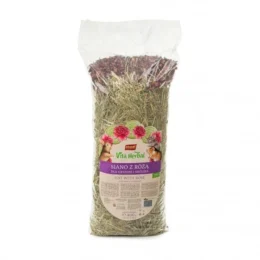Сіно Vitapol Vita Herbal для гризунів, з пелюстками троянд, 800 г
