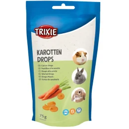Вітамінні дропси Trixie з морквою, для гризунів, 75 г