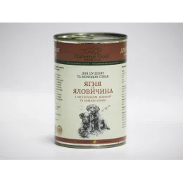Вологий корм Hubertus Gold для цуценят, ягня і яловичина, 400 г